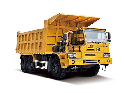 شاحنة قلابة لمنصة الكابينة الأوفست 6 × 4 55 طنًا ، شاحنة قلابة على الطرق الوعرة للخدمة الشاقة TFW321