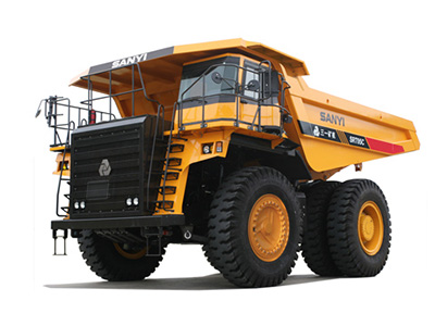 Conception de pipeline de première classe Camion minier hors route de 95 tonnes Camion tout-terrain SRT95C