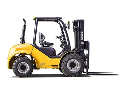 XCMG Small 2.5 Ton Rough Terrain Forklift 4WD