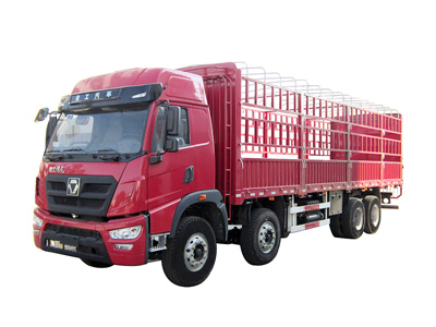 الصين شاحنة تجارية ثقيلة شاحنة بضائع صندوق حصة شاحنة 8 × 4